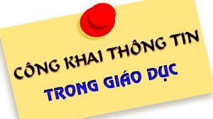 Trường MN 20/10 Thực hiện Công khai